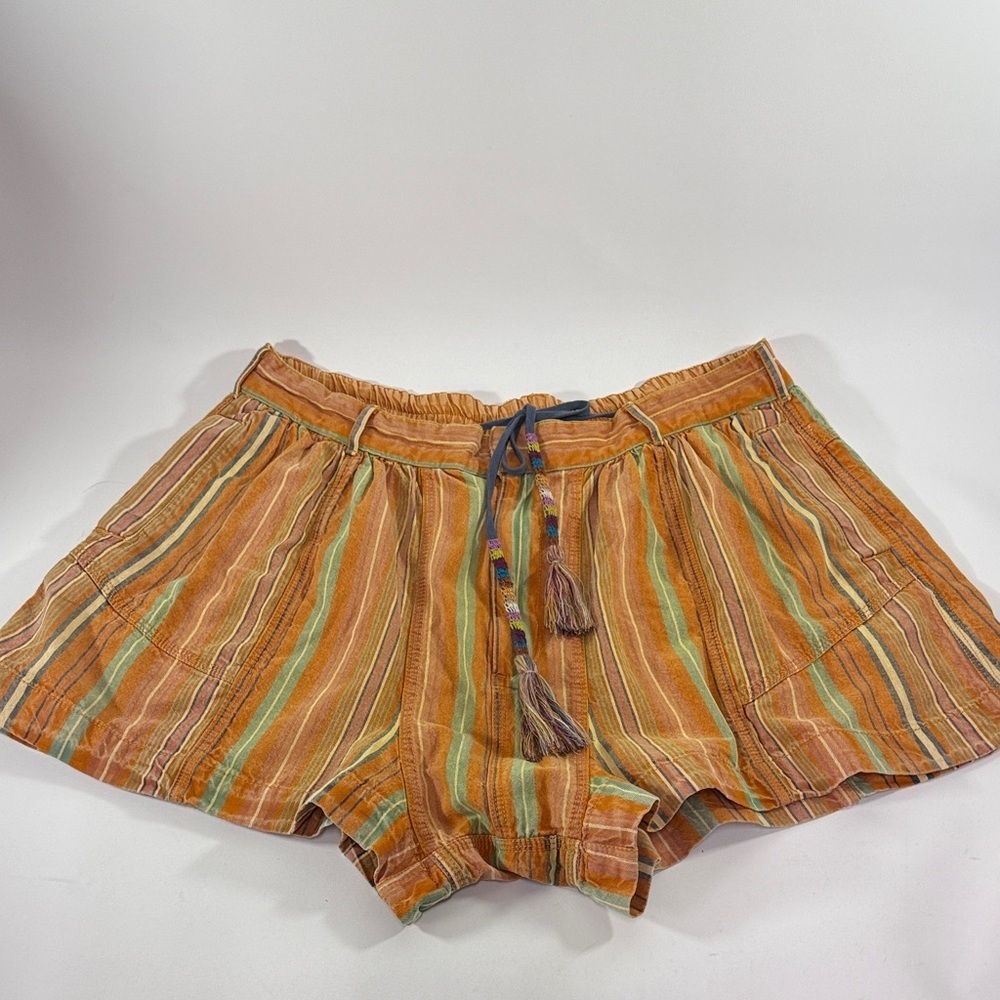 Free People RARE Multicolor Striped Women's Shorts Size L